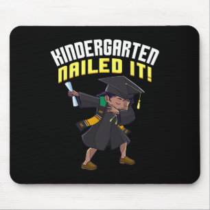 Dabbing Abschluss Cl of 2025 Girl Kindergarten Na Mousepad