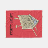 Dabbing Adventskalender Funny Christlich Religious Fleecedecke (Vorderseite (Horizontal))