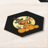 Dabbing Airedale Terrier Funny Dog Halloween Gesch Untersetzer (angewinkelt)