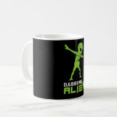 Dabbing Alien Area 51 Ufo Space Außerirdischen Fun Kaffeetasse (Vorderseite Links)