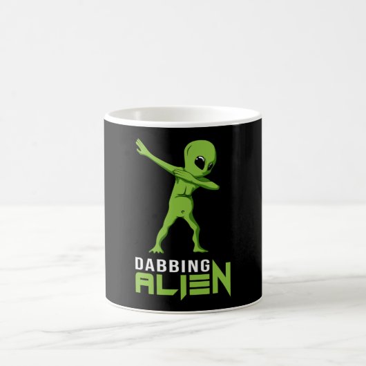 Dabbing Alien Area 51 Ufo Space Außerirdischen Fun Kaffeetasse (Mittel)
