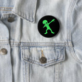Dabbing Alien Halloween Fun Dab Boys Kids Button (Beispiel)