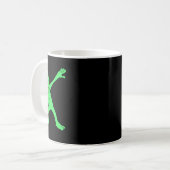 Dabbing Alien Halloween Fun Dab Boys Kids Kaffeetasse (Vorderseite Links)