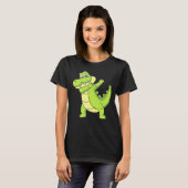 Dabbing Alligator Graphic T-Shirt (Vorne ganz)