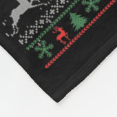 Dabbing Ananas Liebhaber Weihnachtsmannmütze Ugge Fleecedecke (Ecke)