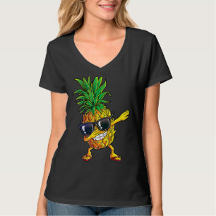 Dabbing Ananas Sonnenbrille Aloha Beaches Hawaii T-Shirt