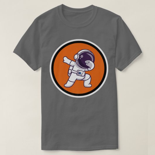 Dabbing Astronaut Premium T - Shirt (Design vorne)