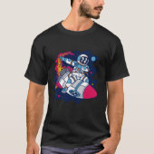 Dabbing Astronaut Space T-Shirt (Vorderseite)