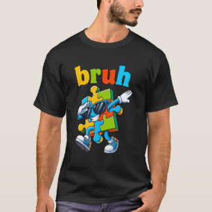 Dabbing Autismus Puzzleteil Autismus-Bewusstsein T-Shirt
