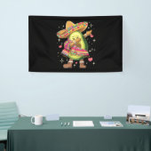 Dabbing Avocado Cinco De Mayo Funny Mexican Poncho Banner (Messeveranstaltung)
