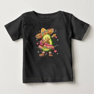 Dabbing Avocado Cinco De Mayo Lustiger Mexikanisch Baby T-shirt
