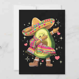 Dabbing Avocado Cinco De Mayo Lustiger Mexikanisch Einladung