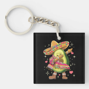 Dabbing Avocado Cinco De Mayo Lustiger Mexikanisch Schlüsselanhänger