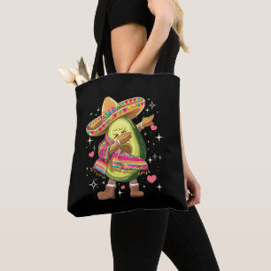 Dabbing Avocado Cinco De Mayo Lustiger Mexikanisch Tasche