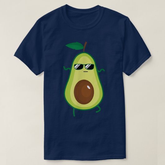Dabbing Avocado Funny Vegan Food Lover T-Shirt Kin (Design vorne)