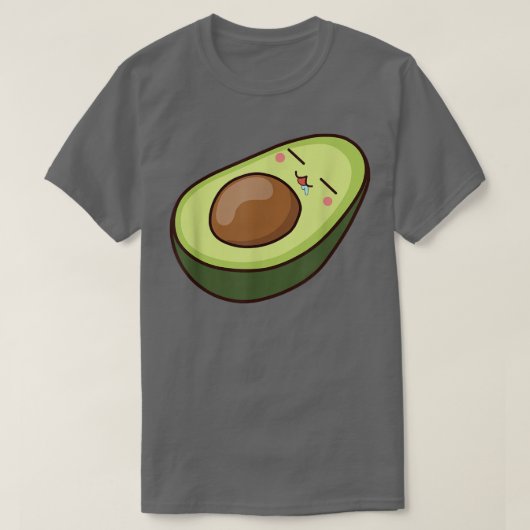 Dabbing Avocado Funny Vegan Food Lover T-Shirt Kin (Design vorne)