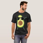 Dabbing Avocado Grafisches Hemd für Kinder und Erw T-Shirt (Vorne ganz)