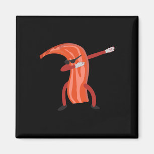 Dabbing Bacon Shirt Coole Dainty Cut Schweinegenus Magnet