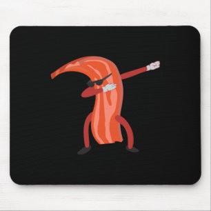 Dabbing Bacon Shirt Coole Dainty Cut Schweinegenus Mousepad