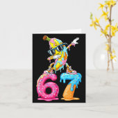 Dabbing Banana 67 Ice Cream Drip Funny Six Seven M Karte (Gelbe Blume)