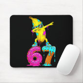 Dabbing Banana 67 Ice Cream Drip Funny Six Seven M Mousepad (Mit Mouse)