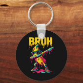 Dabbing Banana Bruh Drip Ice Cream Banana Youth Bo Schlüsselanhänger (Vorderseite)