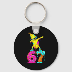 Dabbing Banane 67 Eis Drip Lustig Sechs Sieben M Schlüsselanhänger