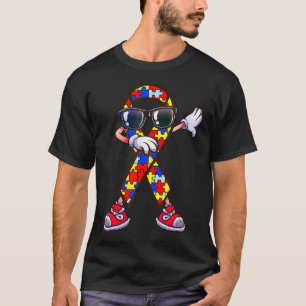 Dabbing Band Puzzleteil  Autistisch Autismussensib T-Shirt