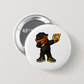 Dabbing Bär 67 Meme Lustig Brainrot Hip Hop Kinder Button (Vorne & Hinten)