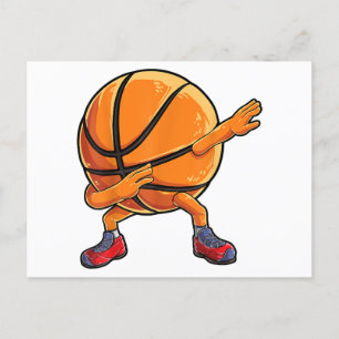 Dabbing Basketball Ball Funny Boys Männer Frauen S Feiertagspostkarte