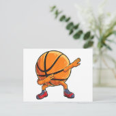 Dabbing Basketball Ball Funny Boys Männer Frauen S Postkarte (Stehend Vorderseite)