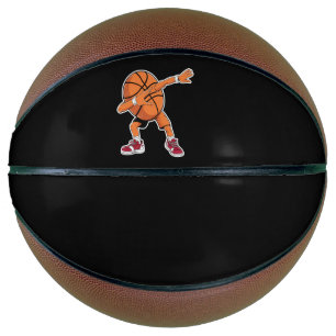 Dabbing Basketball Ball Lustiger Sportler