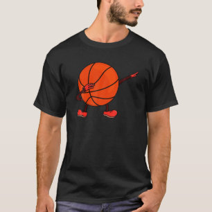 Dabbing Basketball Funny Kids Player Ball Sport Te T-Shirt