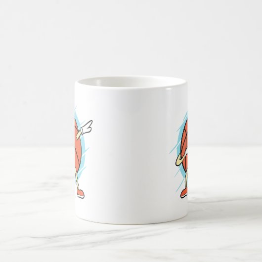 Dabbing Basketball Kaffeetasse (Mittel)