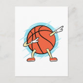 Dabbing Basketball Postkarte (Vorderseite)