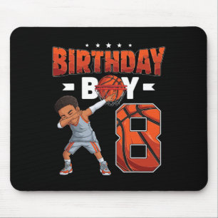 Dabbing Basketball Spieler 8 Jahre alter Junge 8. Mousepad
