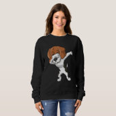 Dabbing Beagle Dog Dab Dance Sweatshirt (Vorne ganz)