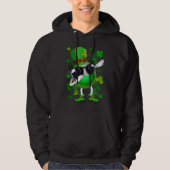 Dabbing Billiard Ball Leprechaun St Patrick's Day Hoodie (Vorderseite)