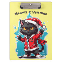 Dabbing Black Cat: Meowy Weihnachtsfeierlichkeiten