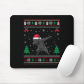 Dabbing Black Labrador Weihnachtsmannmütze Boys Gi Mousepad (Mit Mouse)