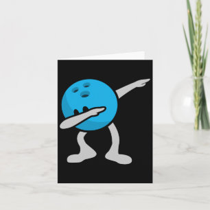 Dabbing Bowling Shirt Geburtstagspartei Bowling Ge Karte