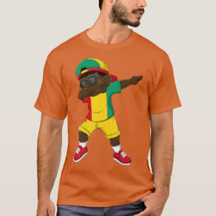 Dabbing Boy Guineans Guinea Flag Kids Dab Dance T-Shirt