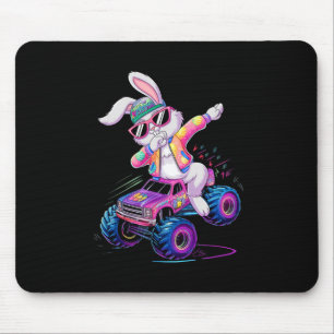 Dabbing Bunny Frohe Ostern Monster Truck Jungen He Mousepad