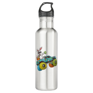 Dabbing Bunny Frohe Ostern Monster Truck Liebhaber Edelstahlflasche