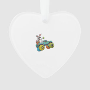 Dabbing Bunny Frohe Ostern Monster Truck Liebhaber Ornament