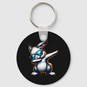 Dabbing Bunny Funny Funny Osterhase Schlüsselanhänger