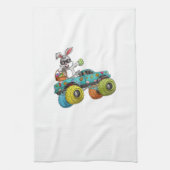 Dabbing Bunny Happy Easter Monster Truck Lovers Ki Geschirrtuch (Vertikal)