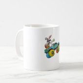 Dabbing Bunny Happy Easter Monster Truck Lovers Ki Kaffeetasse (Vorderseite Links)