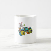 Dabbing Bunny Happy Easter Monster Truck Lovers Ki Kaffeetasse (Mittel)