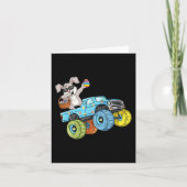 Dabbing Bunny Happy Ostermonster Truck Boys Girl Karte (Vorderseite)